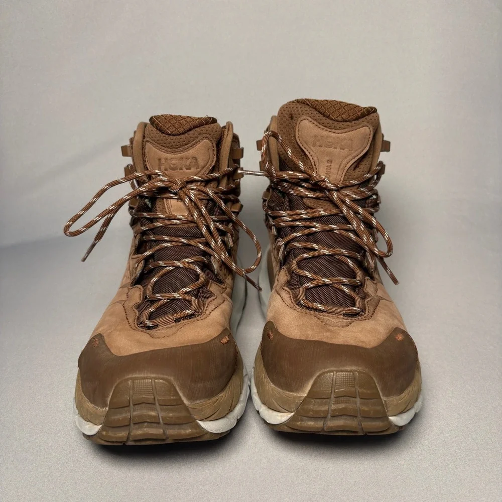 Hoka Anacapa Mid GTX Brown Gore-Tex Waterproof Hiking Boots Mens 8.5 1122018